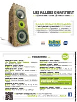 Programmation été 2012 - Concerts Les Allées Chantent, un tour d'Isère en 80 concerts