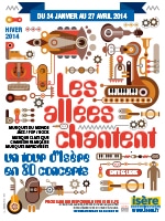 Programmation Hiver 2014 des Allées Chantent, un tour d'Isère en 80 concerts