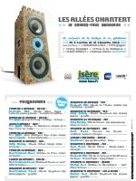 Programme Automne 2012 - Concerts Les Allées Chantent