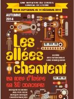 Programmation Automne 2019 des Allées Chantent, un tour d'Isère en 80 concerts